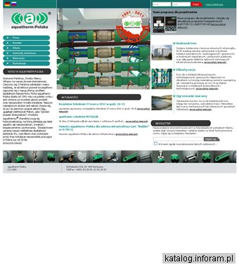 Aquatherm - systemy instalacyjne