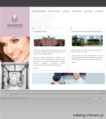 Implanty zębów Łódź - Kliniki implantologiczne Artdentis