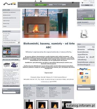 ARTE ABC KONRAD SZYMANIK biokominki klasyczne