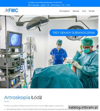 artroskopialodz.pl - artroskopia kolana