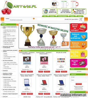 Www.ArtWis.pl Sklep Internetowy, Koszulki, kubki z własnym nadrukiem