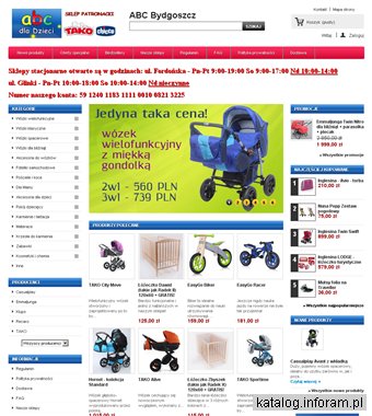 ABC dla dzieci - sklep internetowy z wózkami dziecięcymi