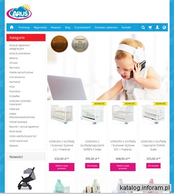 Pościel dziecięca do łóżeczka - arus.pl