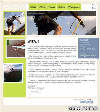 Asay synergia - prace wysokościowe i usługi alpinistyczne