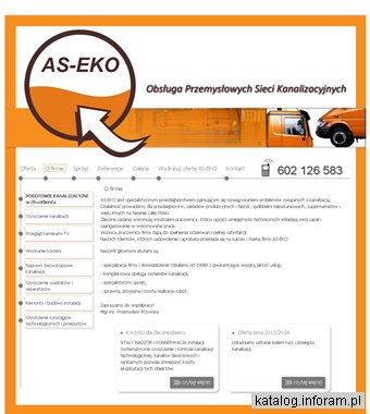 FHU AS-EKO P.PRZYWARA udrażnianie kanalizacji