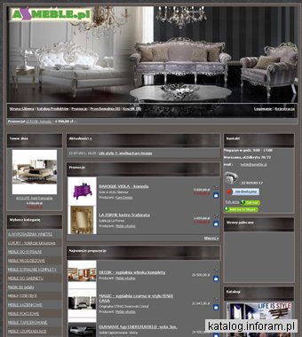 Meble pokojowe, sklep meblowy, atrakcyjne wzornictwo