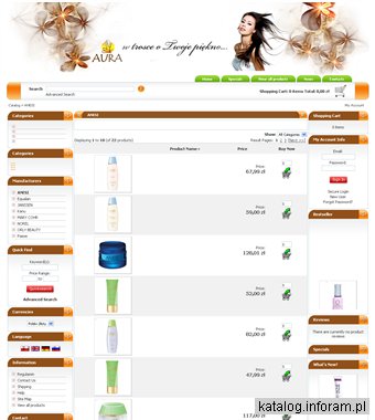 Sklep kosmetyczny Aura s.c.