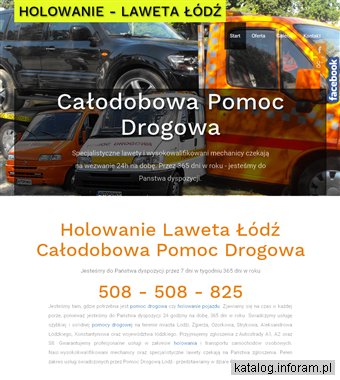 Holowanie - Laweta Łódź