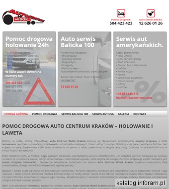 Auto Centrum Widok - pomoc drogowa, holowanie