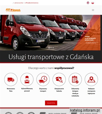 Spedycja międzynarodowa i krajowa - Autoinwest Gdańsk