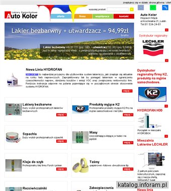 Autokolor - lakiery samochodowe