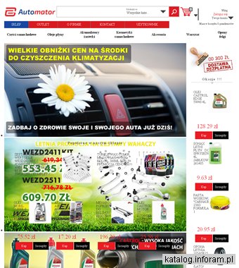 Automator.pl - części i akcesoria motoryzacyjne