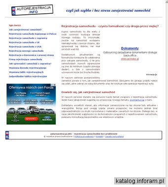 Wymiana tablic rejestracyjnych