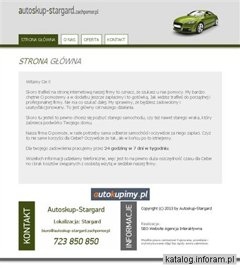 Auto skup Stargard - autoskup-stargard.zachpomor.pl