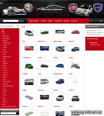 Części do alfy romeo, fiata i lanci