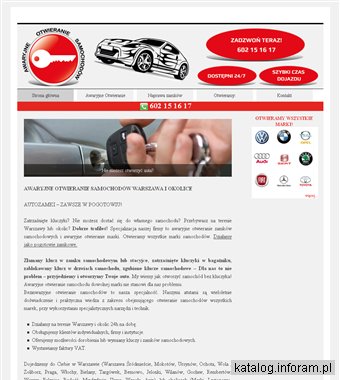 Awaryjne otwieranie samochodów Warszawa