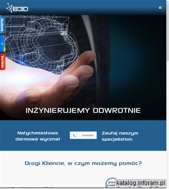 Skanowanie laserowe 3d - b3d.com.pl