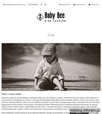 Ubranka dla dzieci - Baby Bee