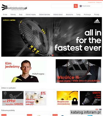 Buty do badmintona, rakiety, akcesoria - Badmintonista.pl