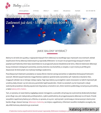 Dekoracje z balonów Warszawa - BalonyzHelem.biz.pl
