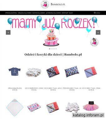 Bambolo.pl sklep internetowy z ubrankami dla dzieci