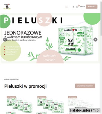 Pieluchy bambusowe dystrybutor