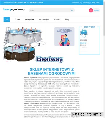 Baseny ogrodowe stelażowe