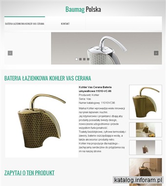 Baterie łazienkowe Kohler Kludi Grohe Ferro