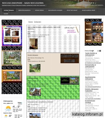 Noclegi Zakopane - baza noclegowa