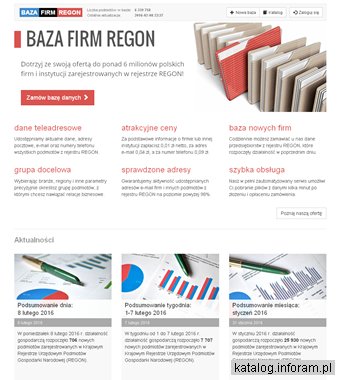 Baza firm regon