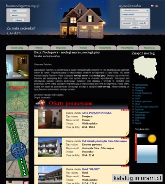 Noclegi nad morzem i w górach