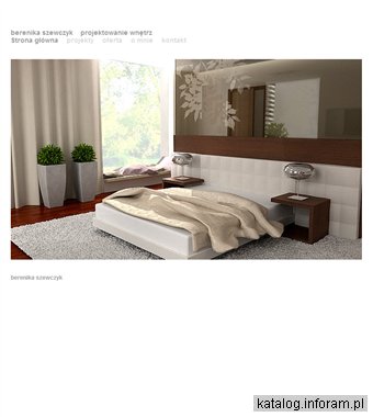 Projektowanie wnętrz przez projektantkę Berenikę Szewczyk w miasta Warszawa
