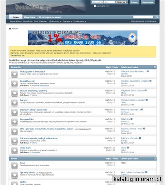 Forum turystyczne o Beskidach