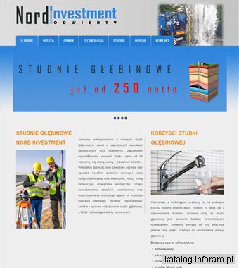 Nord Investment - studnie wiercone