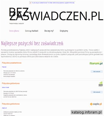 Kredyty bez zaświadczeń