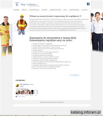 Blog na temat szkoleń i usług BHP