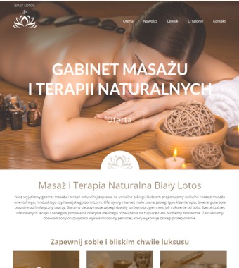 Bioenergioterapia, masaż, klawiterapia - Biały Lotos Opole