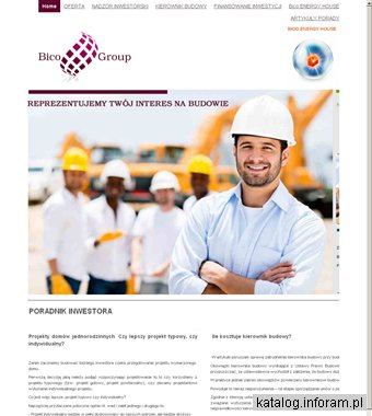 Bico Group. Obsługa inwestycji, kierownik budowy, nadzór budowlany