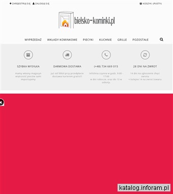 Wkłady kominkowe - Bielsko-Kominki.pl