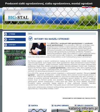 Big Stal panele ogrodzeniowe