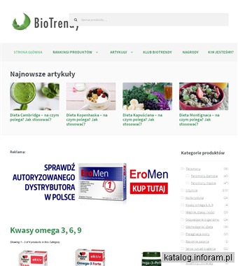 BioTrendy - porównywarka produktów