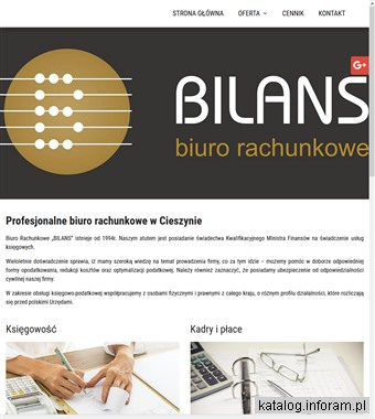 www.biurobilans.eu biuro rachunkowe