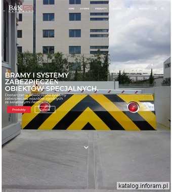 Bramy dla przemyslu, kolczatki, słupki i zapory antyterrorystyczne