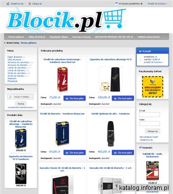 Sklep muzyczny Blocik