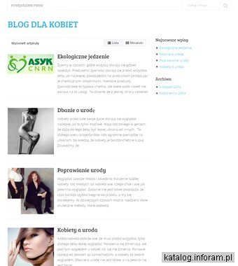 Blogujemy o urodzie i kobietach