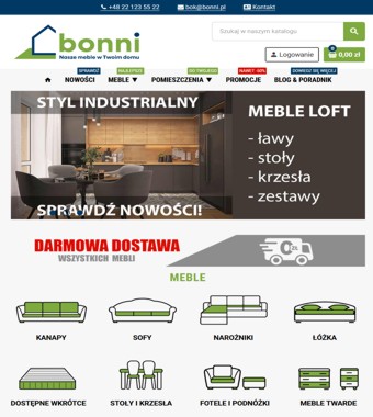 Sklep meblowy - bonni.pl