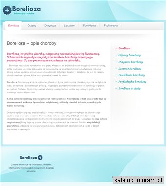 Informacje o boreliozie