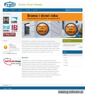 PPUH PROFIL bramy hormann Tarnów