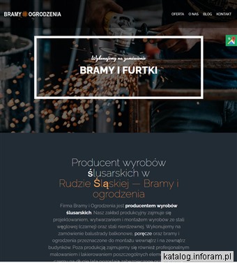 Bramy metalowe Ruda Śląska bramyogrodzenia.com