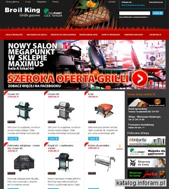 Grille gazowe broil king, akcesoria do grillowania